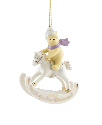 Lenox 2026 Winnie the Pooh Baby's 1st Christmas Ornament