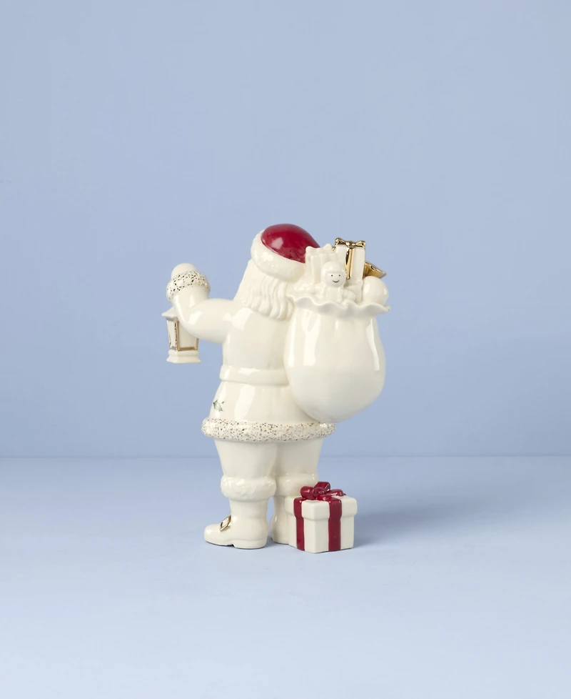 Lenox Santa with Lantern Figurine
