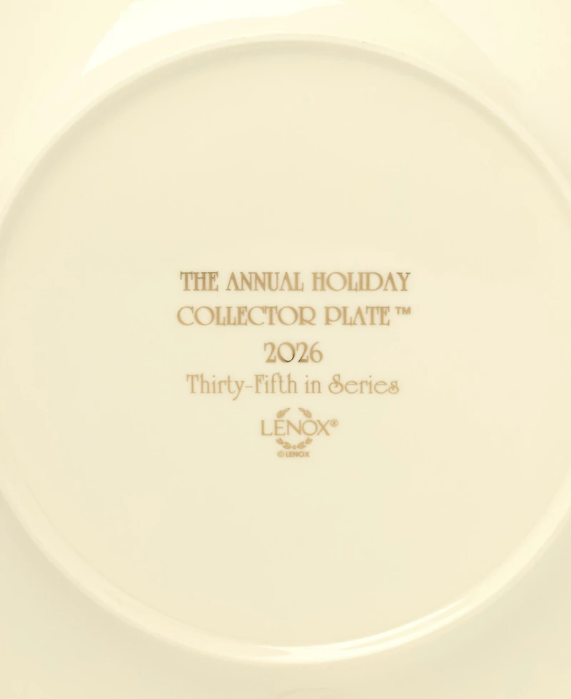 Lenox 2026 Holiday Annual Victorian House Collector Plate