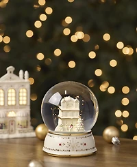 Lenox Mistletoe Park Snow Globe
