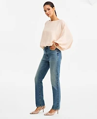I.n.c. International Concepts Women's High-Waist Straight-Leg Jeans, Macy's Exclusive