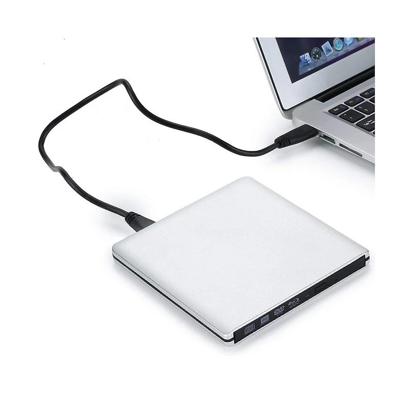 Artudatech 4K Super Slim External Bd Burner – Usb 3.0, Slot-in Bd/Dvd/Cd Writer