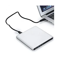 Artudatech 4K Super Slim External Bd Burner – Usb 3.0, Slot-in Bd/Dvd/Cd Writer