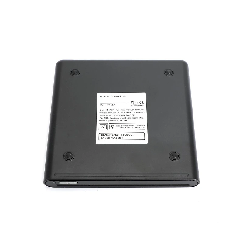 Artudatech 6X External Bd Burner - Usb 3.0, Slot-in Bd/Dvd/Cd Writer for Mac And Pc
