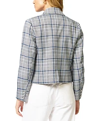 Central Park West Women's Paulie Plaid Blazer