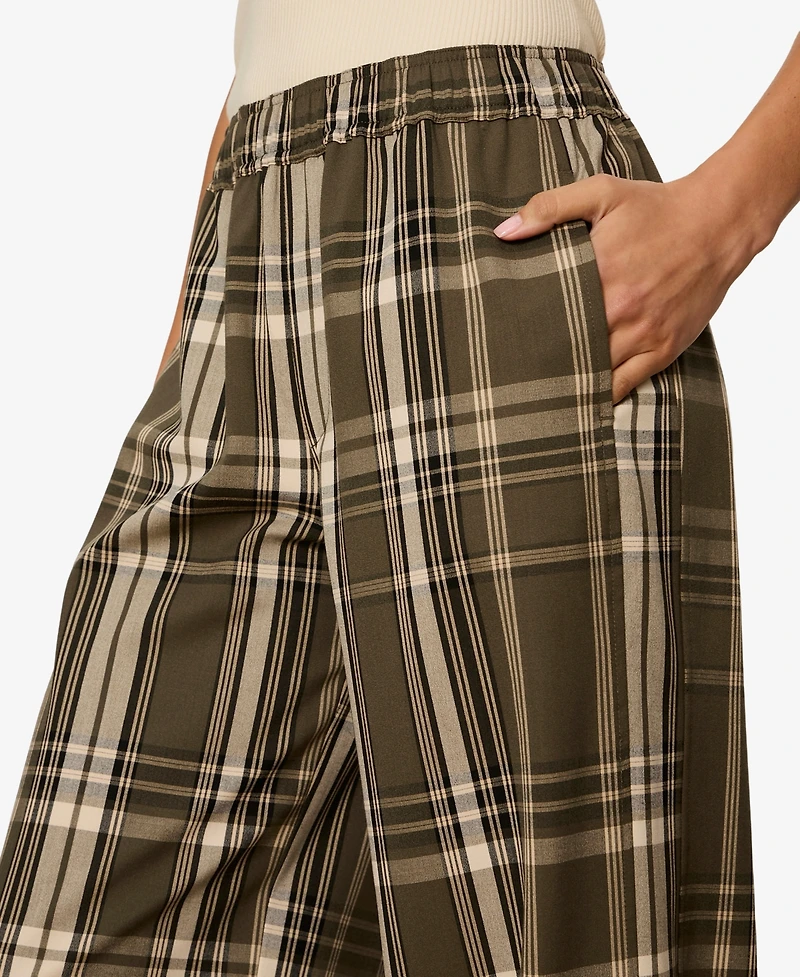 Sanctuary Women's Micro Balloon Wide-Leg Pants