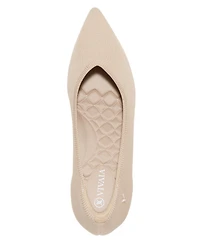 Vivaia Women's Scarlett Pointed-Toe Kitten Heels