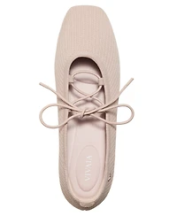 Vivaia Women's Miley 3 Laces Included Square-Toe Lace-Up Mary Janes Flats