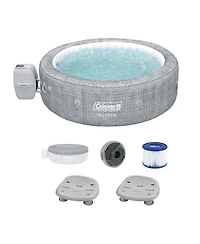 Coleman Sicily AirJet Inflatable Hot Tub with 2 Bestway SaluSpa Non-Slip Seat