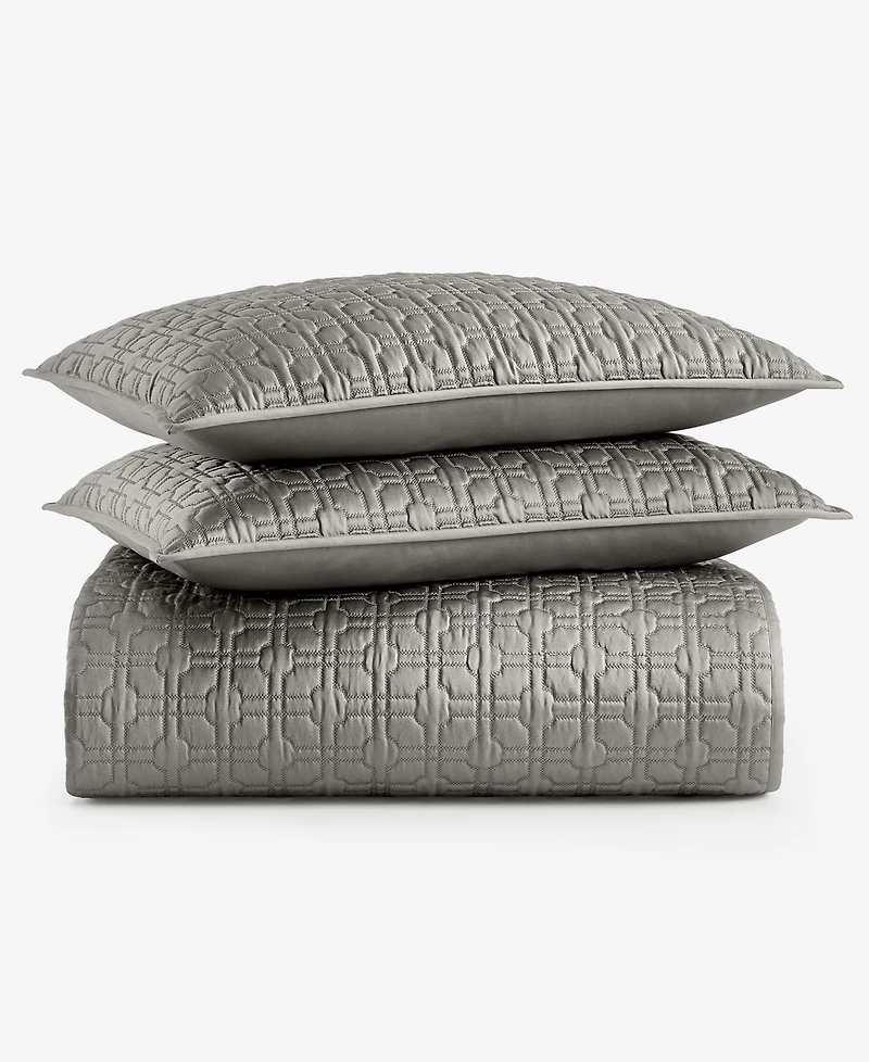 Hotel Collection Porto Quilted Coverlet Set, Full/Queen, Macy's Exclusive