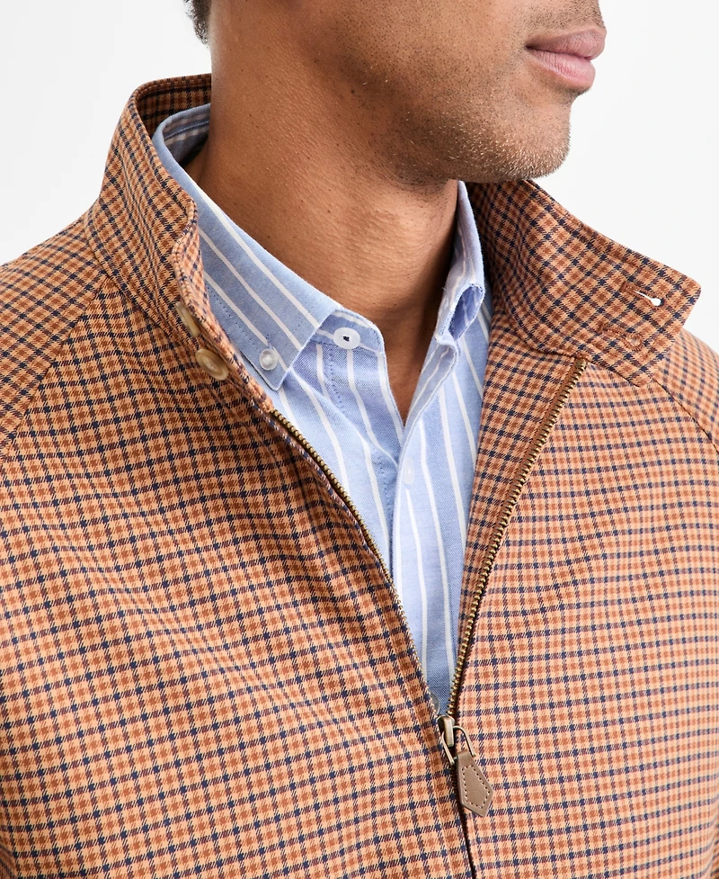 Club Room Men's Plaid Harrington Jacket, Macy's Exclusive