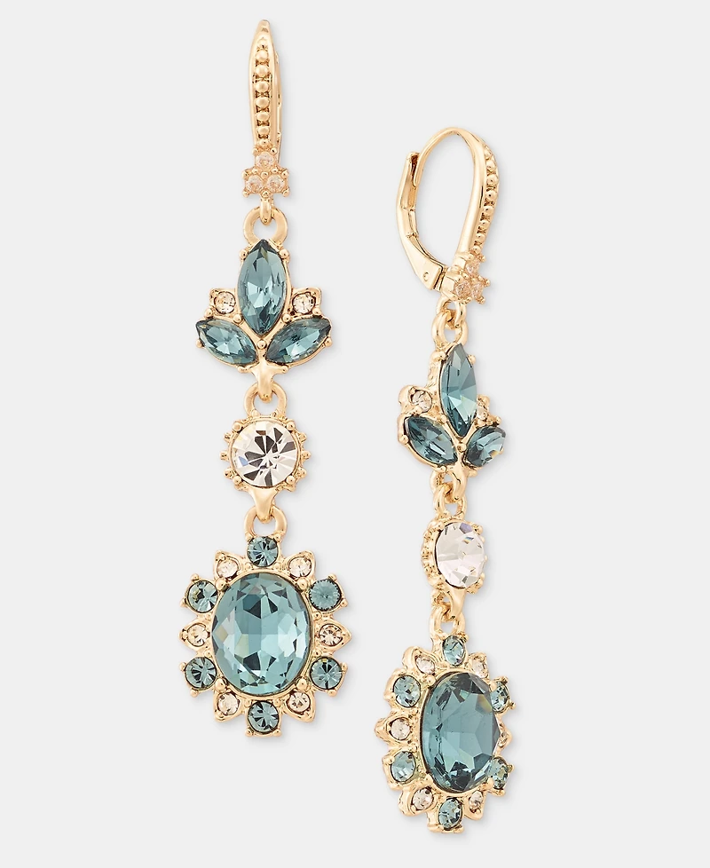 Marchesa Stone Double Drop Earrings