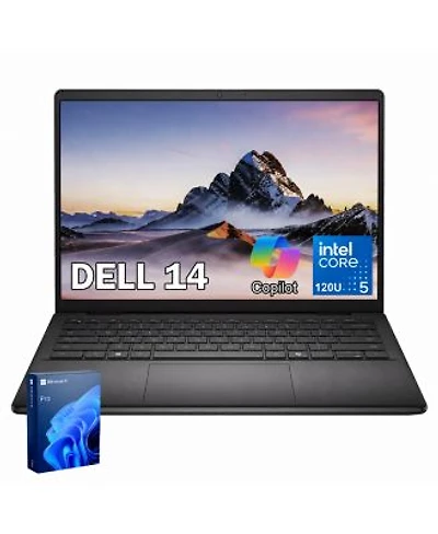 Dell 14 14inch Traditional Laptop Intel Core 5 16gb Ram Intel Graphics Windows 11 Pro 60hz Black