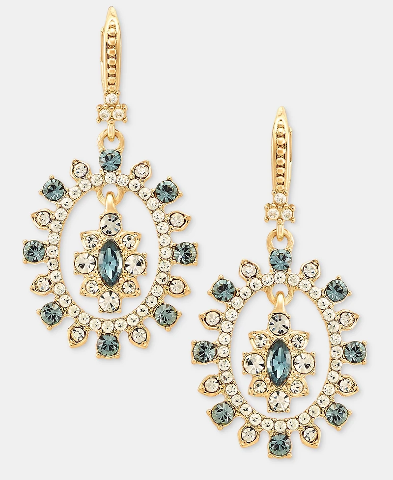 Marchesa Stone Orbital Drop Earrings