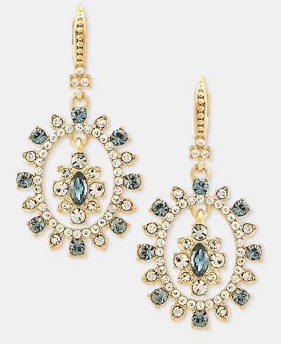 Marchesa Stone Orbital Drop Earrings