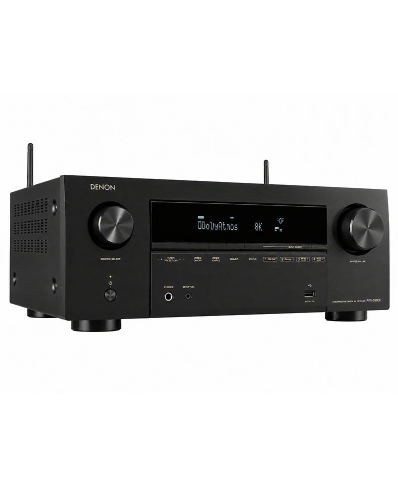 Denon Avr-S980H 7.2 Ch 90W 8K Av Receiver Powered by Heos with Dolby Atmos