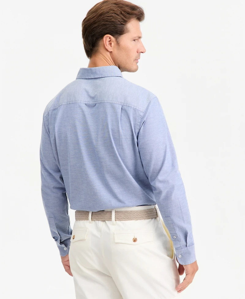 Club Room Men's Two-Pocket Long-Sleeve Oxford Shirt, Macy's Exclusive