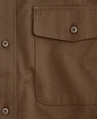 Club Room Men's Cotton Heavy Twill Overshirt, Macy's Exclusive