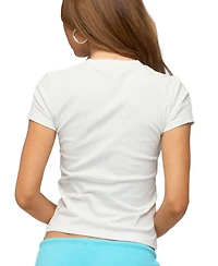 Edikted Women's Super Model Sequin T Shirt