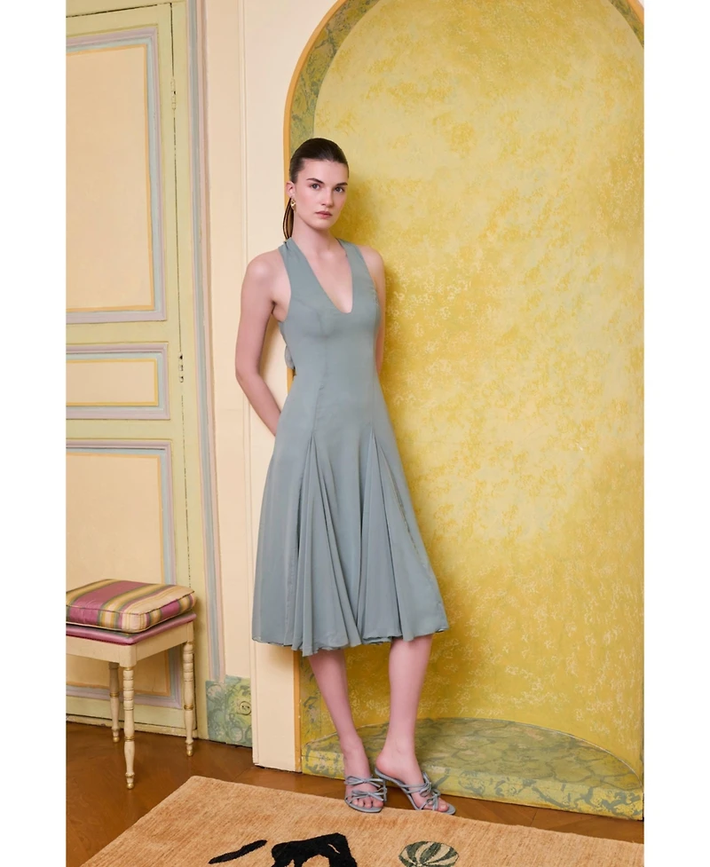 Pcfg Women's The Party Edit Silk Midi Dress