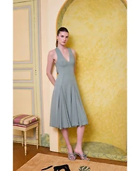 Pcfg Women's The Party Edit Silk Midi Dress