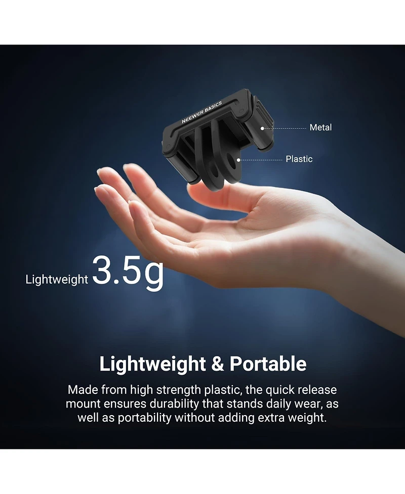 Neewer DP05 Camera Mounting Accessory for Insta360 Ace Pro 2/Ace Pro/X5