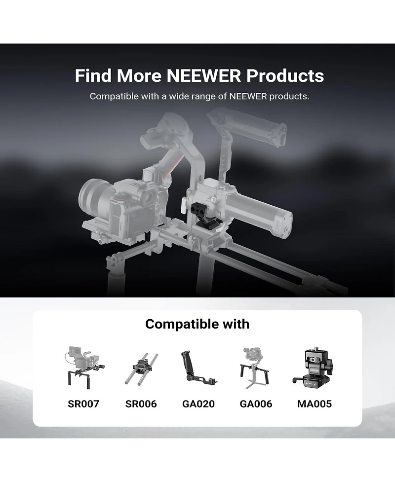 Neewer GA031 Camera Mounting Accessory for Dji SmallRig V Mount Battery Accessories