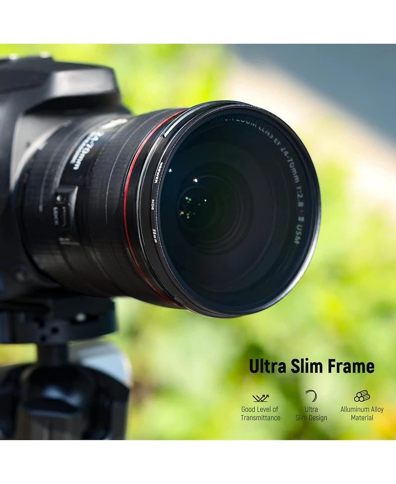 Neewer ND2 Camera Lens Accessory with ND2, ND4, ND8 for Dslr Cameras : Electronics