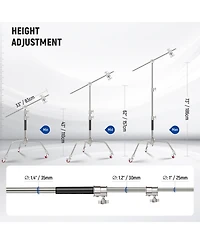 Neewer SC186W Photography Light Stand with 186cm, 83cm