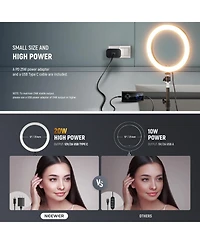 Neewer RH10B Ring Light with 20W, Bi Color for select iPhone models