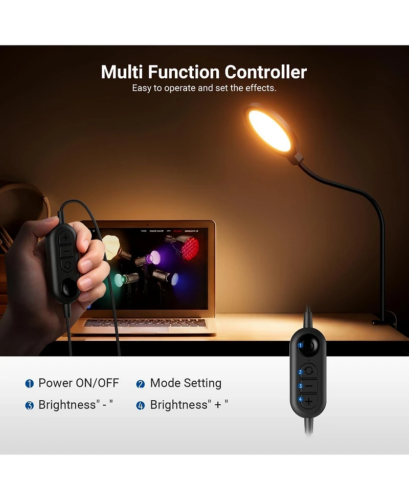 Neewer N32 Ring Light with 10W, CRI80, Bi Color
