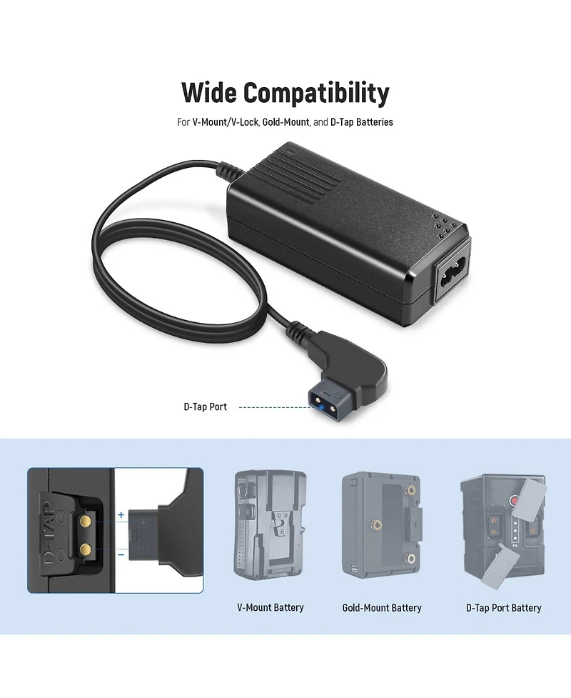 Neewer Bp-95W Camera Mounting Accessory with 3.3feet, 95W, 190WS for Neewer Bp-95W Bp-190WS Bp-150WS Bp-V47 Bp-V95 Sony Bp-U65