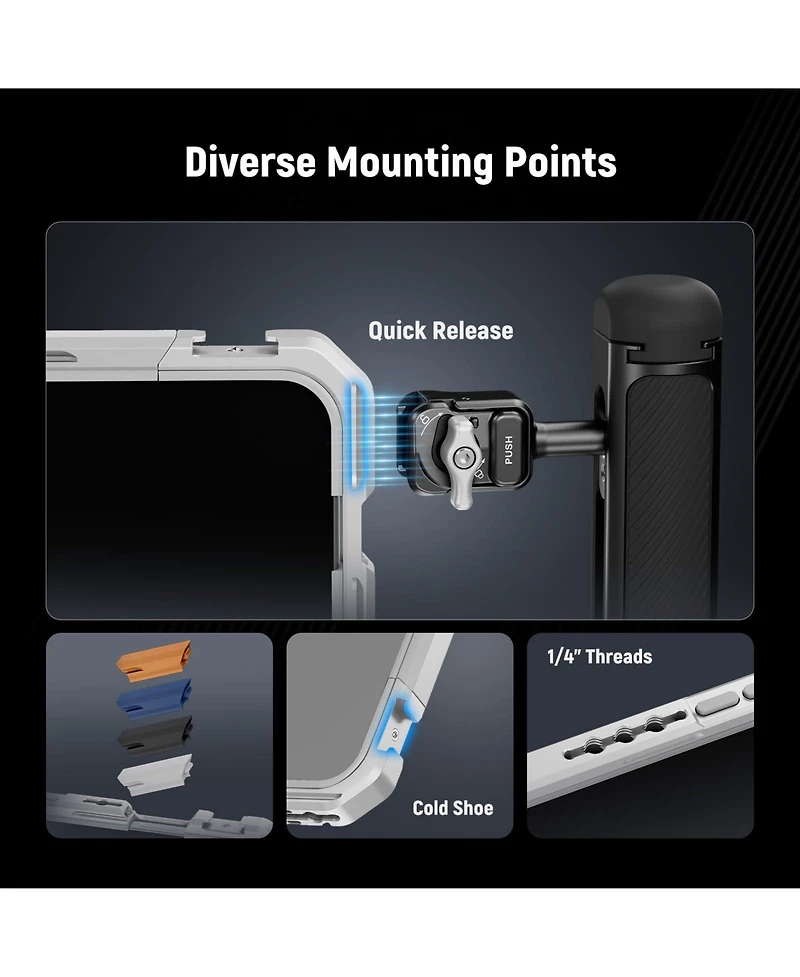 Neewer PA143 Camera Mounting Accessory with 4X for select iPhone models