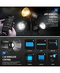 Neewer CB60B Led Video Light with 70W, 34000Lux, 2700K-6500K
