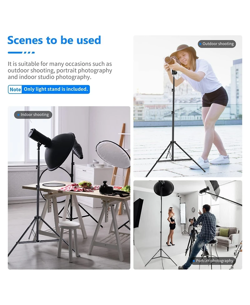 Neewer Camera Tripod with 6.23 Feet, 190CM