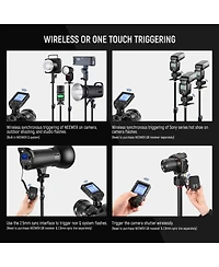 Neewer Z760 Camera and Photo Accessory with 300W, 400W, Ttl for Sony 1/8000s Hss Large Screen Slanted Design 5