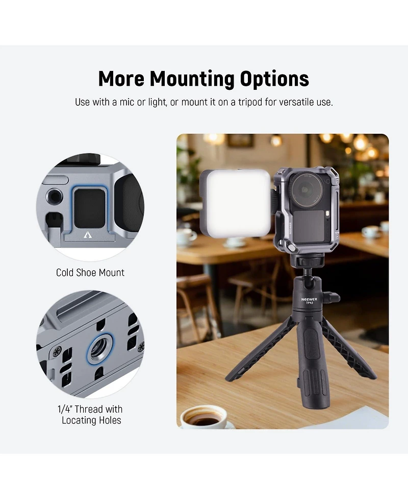 Neewer AC049 Camera Mounting Accessory for select Dji Osmo Action models