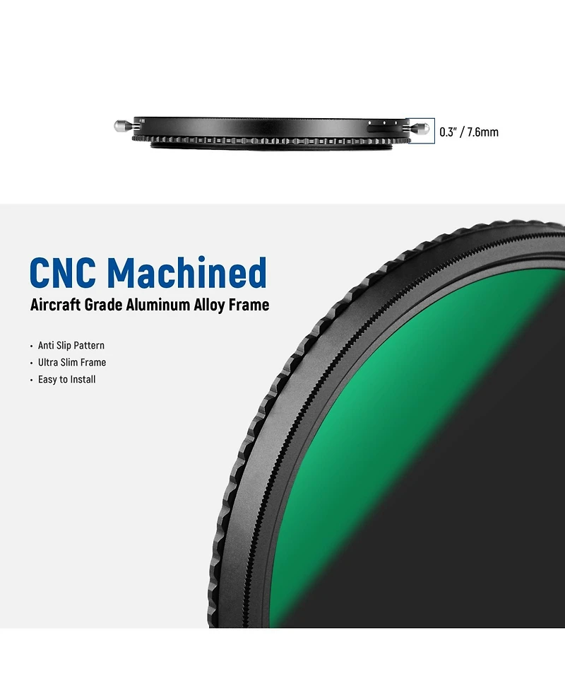 Neewer ND2-ND32 Camera Lens Accessory with 2 in, ND2, ND32