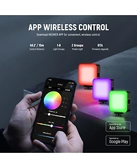 Neewer RGB62 Led Video Light with 2000mAh, 2500K-8500K, CRI97