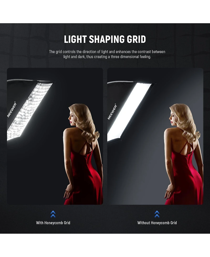 Neewer NS16S Softbox with 24inchfor Godox Aputure 120d Video Lights Q4 Studio Flash