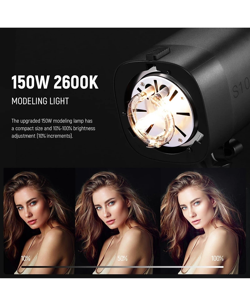Neewer S101-400W Softbox with 800Ws, 400W, 150W for Qpro