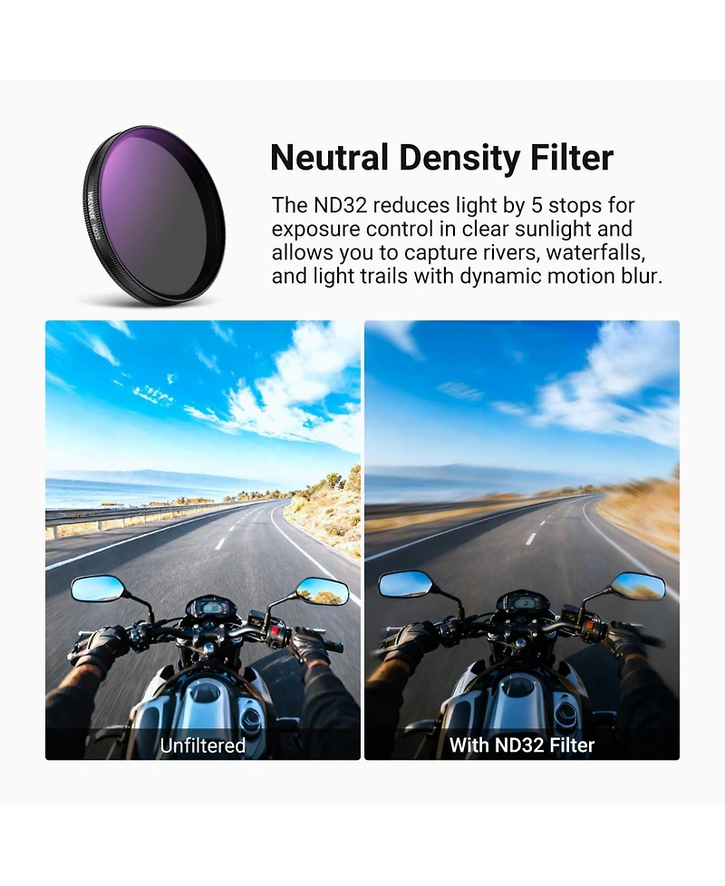 Neewer Fl-B4 Camera Lens Accessory with Cpl for select Dji Osmo Action models