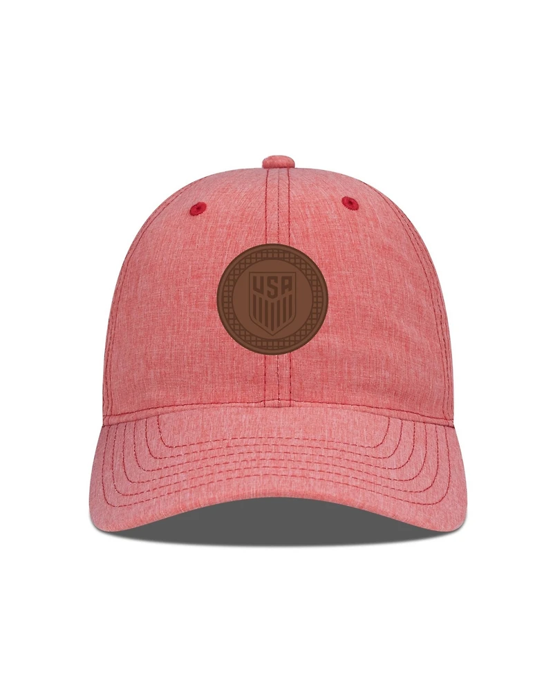 LevelWear Men's Heather Red Usmnt Idol Periscope Adjustable Hat