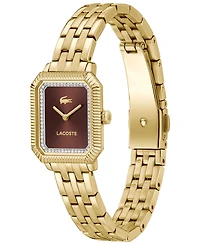 Lacoste Women's Quartz Parisienne Gold-Tone Stainless Steel Bracelet Watch 22.8mm