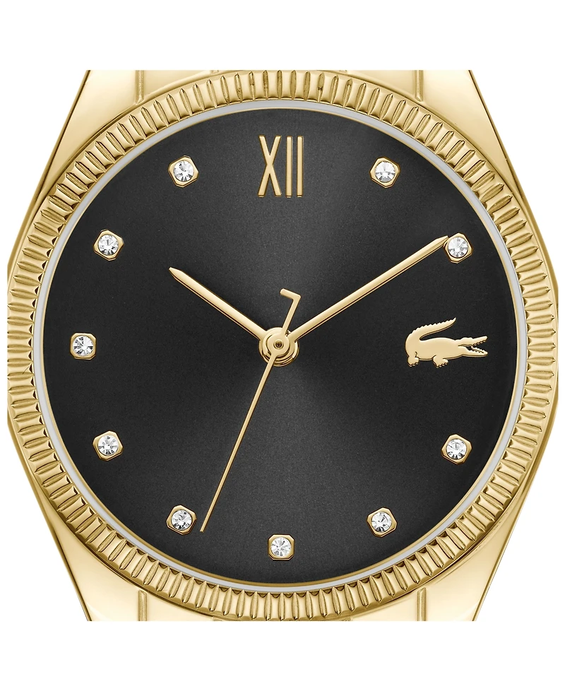 Lacoste Women's Quartz Parisienne Gold-Tone Stainless Steel Bracelet Watch 30mm