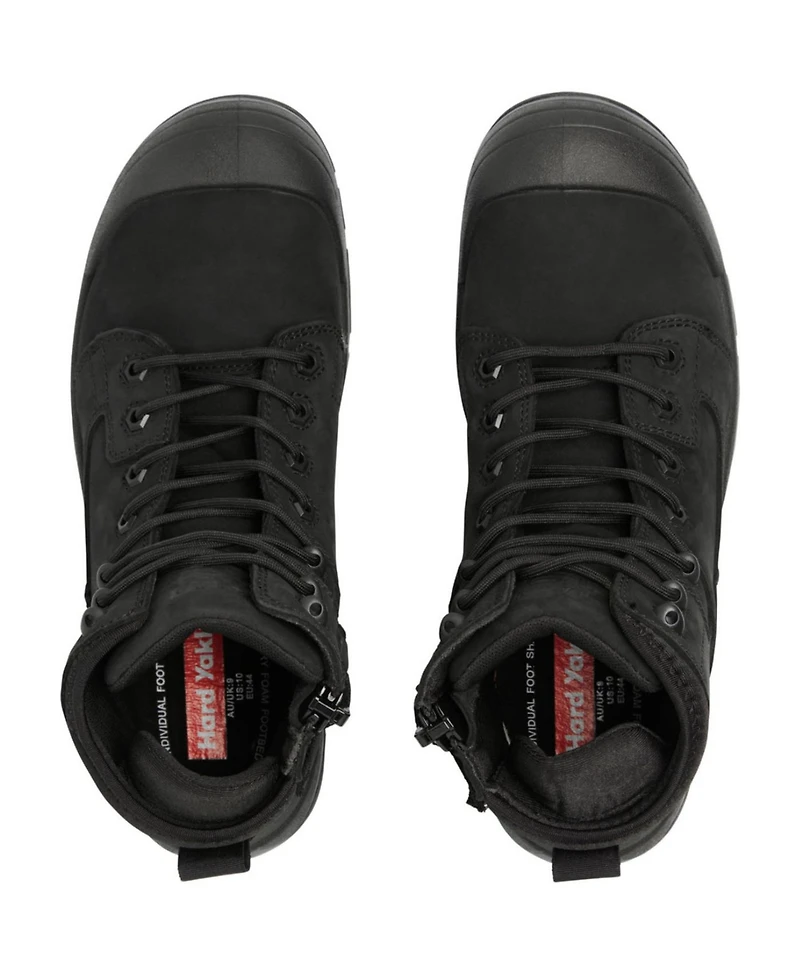 Hard Yakka Men's Legend Pr Composite Toe Electrical Hazard Puncture-Resisting Side Zip Work Hiker