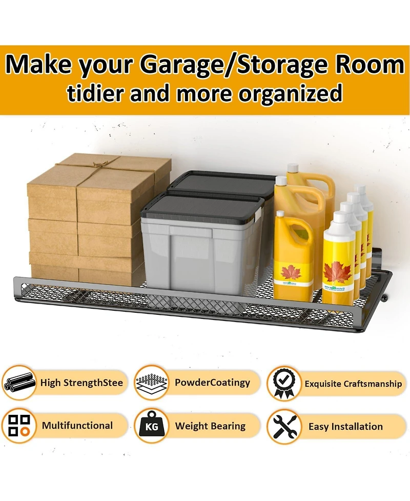 Xdovet Wall Mounted Storage Shelves 4 Pack