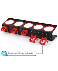Xdovet Spray Bottle Rack Wall Mount Steel Holder