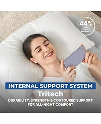 Sealy Tritech Twin Sized 20 Air Mattress Bed 2 Person Built-In Ac Pump and Bag