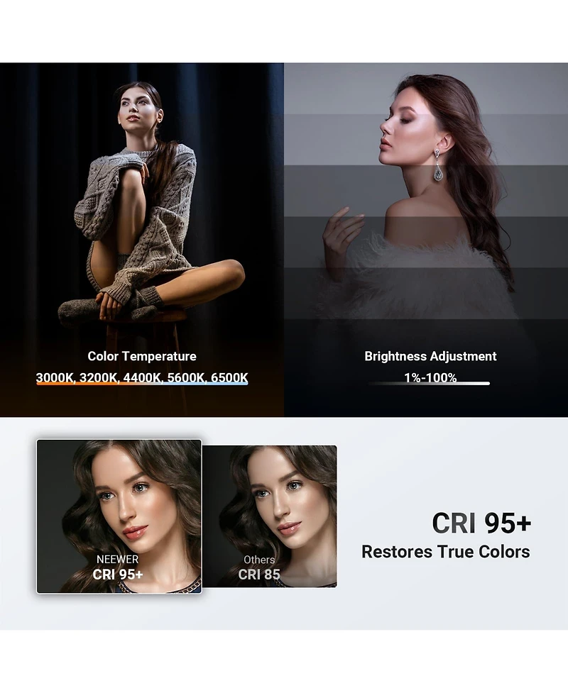 Neewer R10 Ring Light with 15W, 6500K